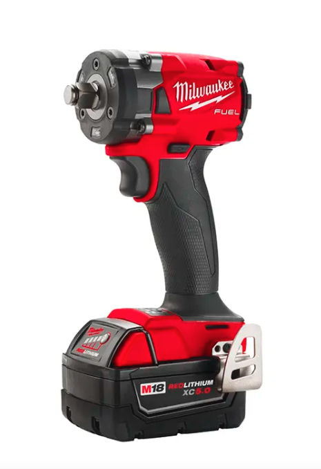 LLAVE IMPACTO COMPACTA 1/2 18V FUEL 2 BATERIA 5.0Ah MILWAUKEE (2855-22R)