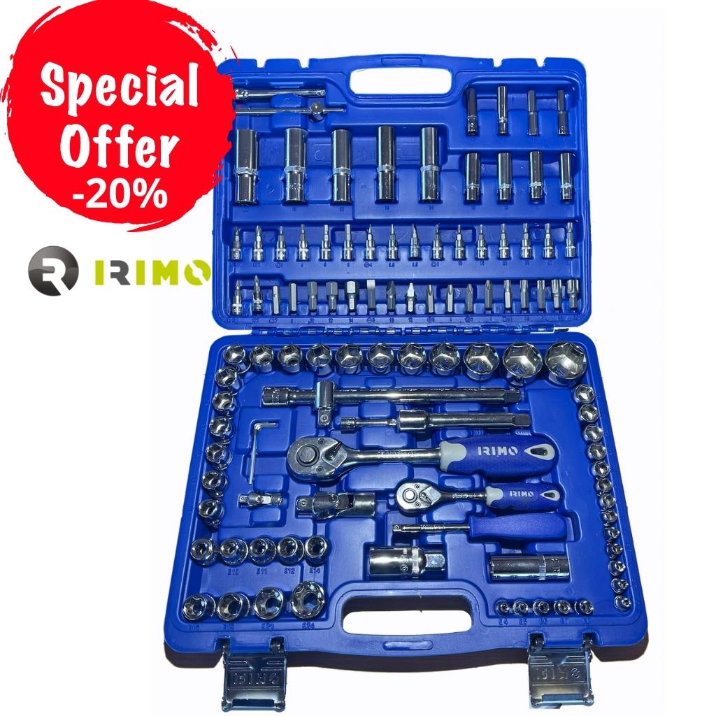 JUEGO DE DADOS 1/4 &amp; 1/2 DE 109 PZA IRIMO (130-109-4)