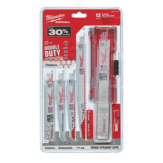 SET 5 HOJAS SIERRA SABLE MILWAUKEE (49-22-1129) PROMOCION 11 OPEN