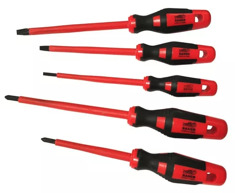 JUEGO DESTORNILLADOR 7 PZAS 1000V BAHCO (800IEC/7-RN) 