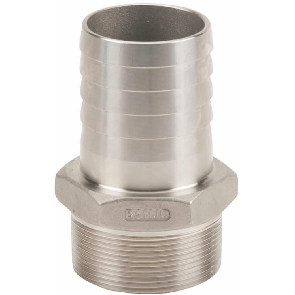 ESPIGA INOXIDABLE NPT 1.1/4&quot;