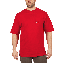 POLERA MANGA CORTA ROJO TALLA M MILWAUKEE (601R-M)