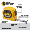 HUINCHA DE MEDIR 8 MTS DEWALT (DWHT34193L)